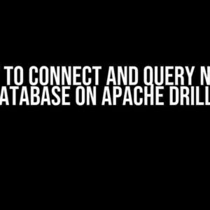 How to Connect and Query Neo4j Database on Apache Drill?